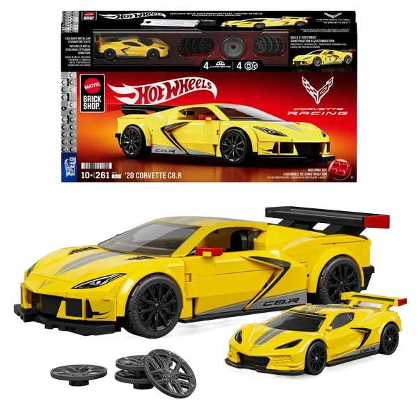 Mattel Brick Shop - Hot Wheels Speed Series - '20 Corvette C8.R (1:32)