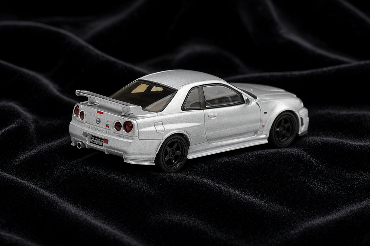 Mini GT –  Nissan Skyline GT-R (R34) 1999 Z-Tune – Z-Tune Silver (1:64)