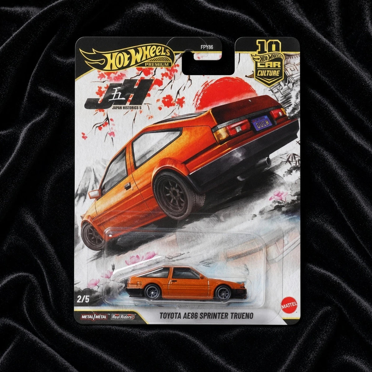 Hot Wheels Premium Japan Historics 5 Toyota AE86 Sprinter Trueno Modellauto im Maßstab 1:64 JDM Sammlerauto